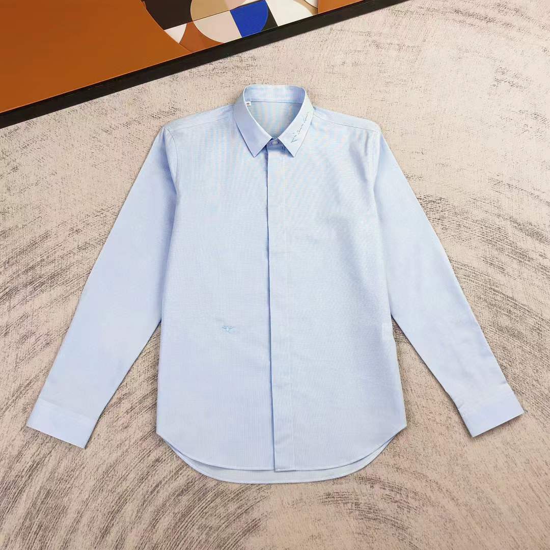 Armani Blue Oxford Shirts for Men