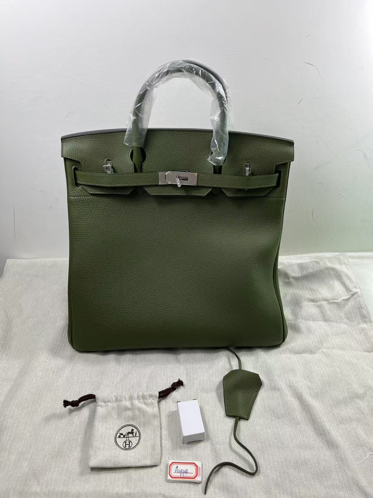 Hermes Birkin 40cm Verto Togo Leather Sliver Hardware