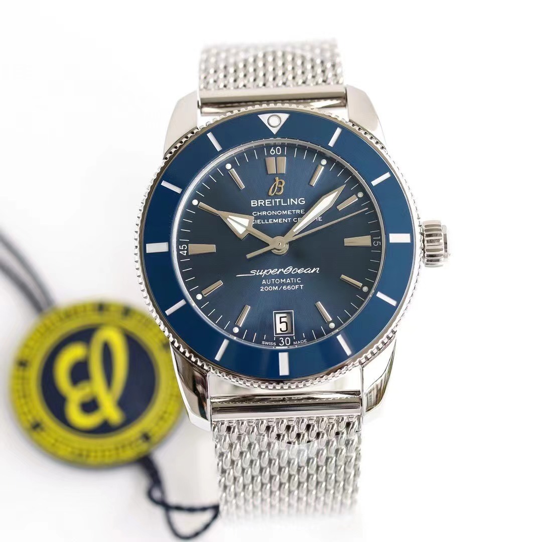 BLS Breitling Blue Mesh Bracelet