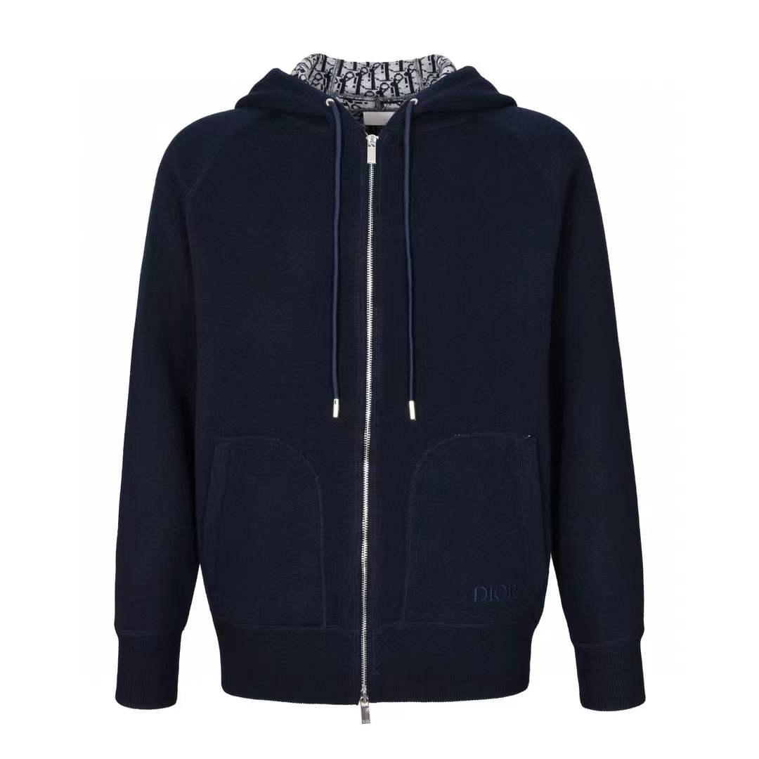 Christian Dior Oblique Hooded Track Jacket