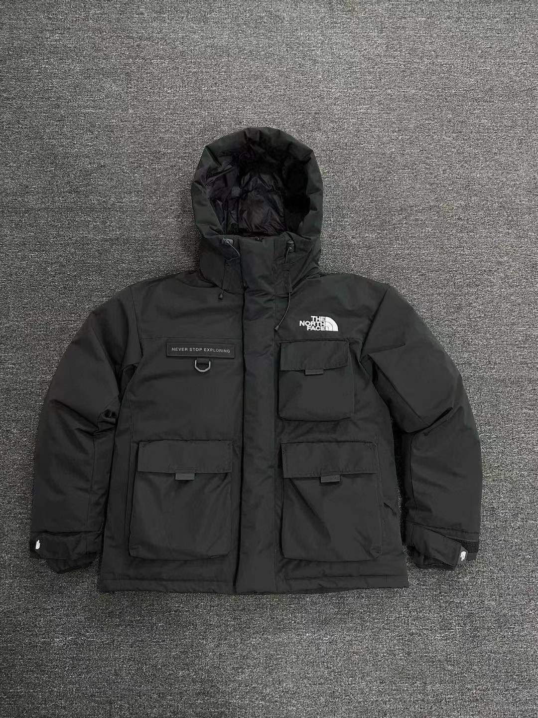 The North Face Black Metallic Down Jacket