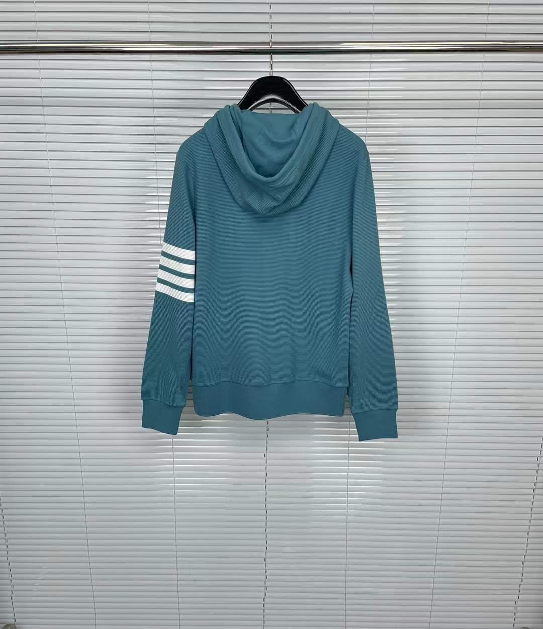 Thom Browne logo-patch zip-up Hoodie