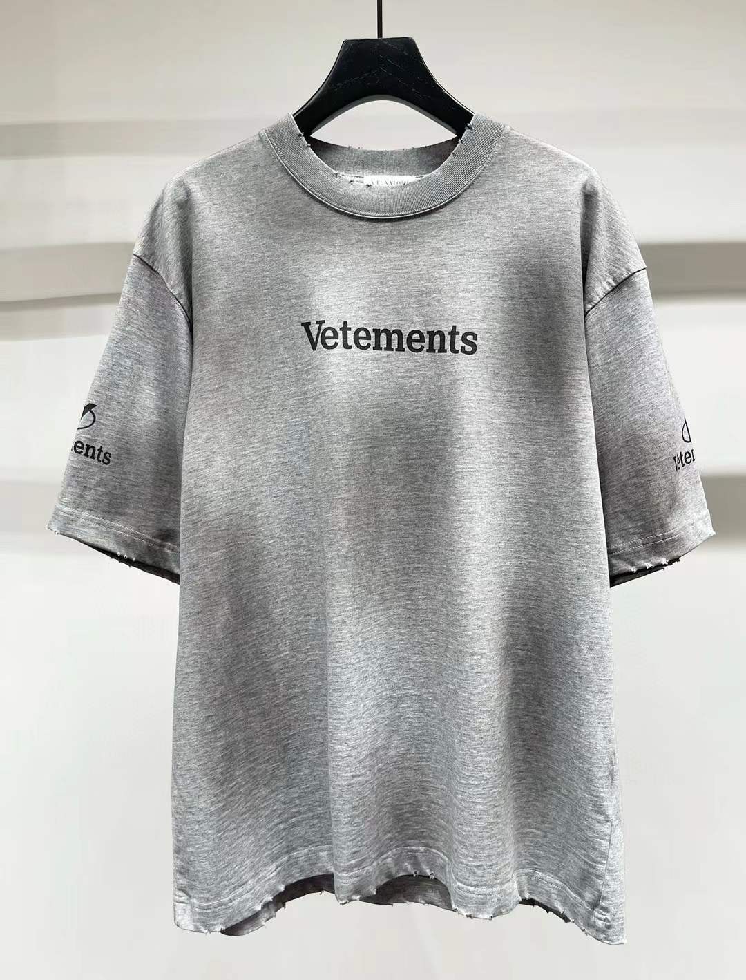 Vetements Logo Cotton T-Shirt