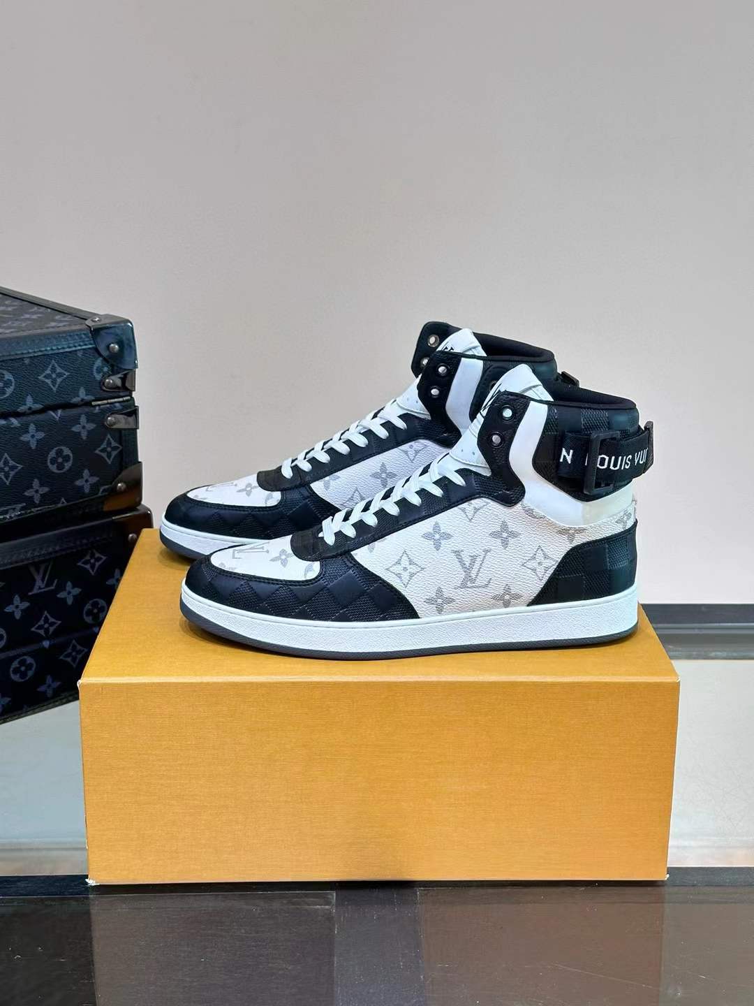 LV Rivoli Sneaker Boot - Luxury Shoes