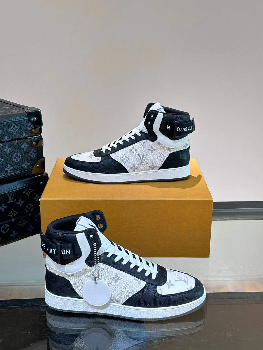 LV Rivoli Sneaker Boot - Luxury Shoes