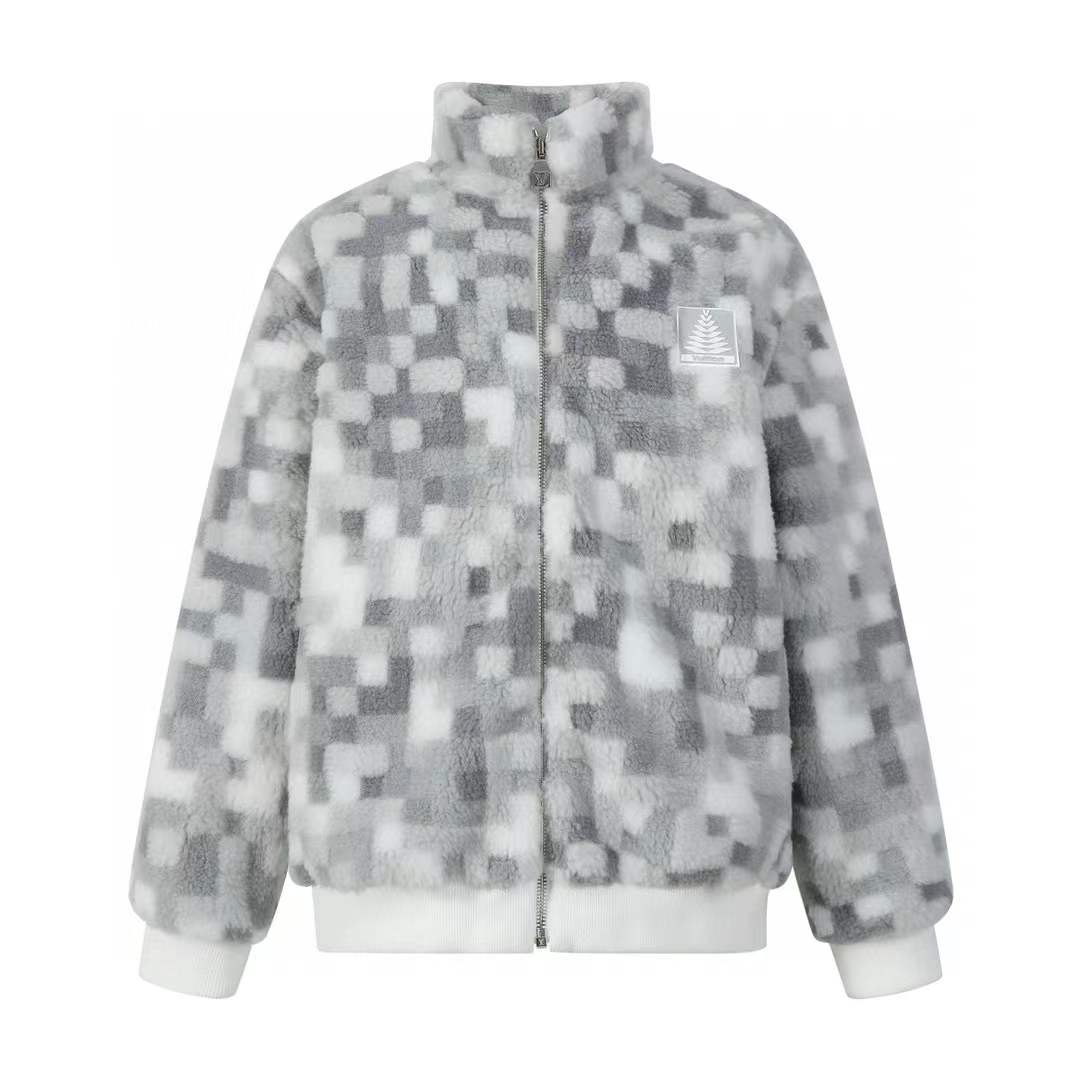 LV Fleece Coat Jacket & Vests for Men