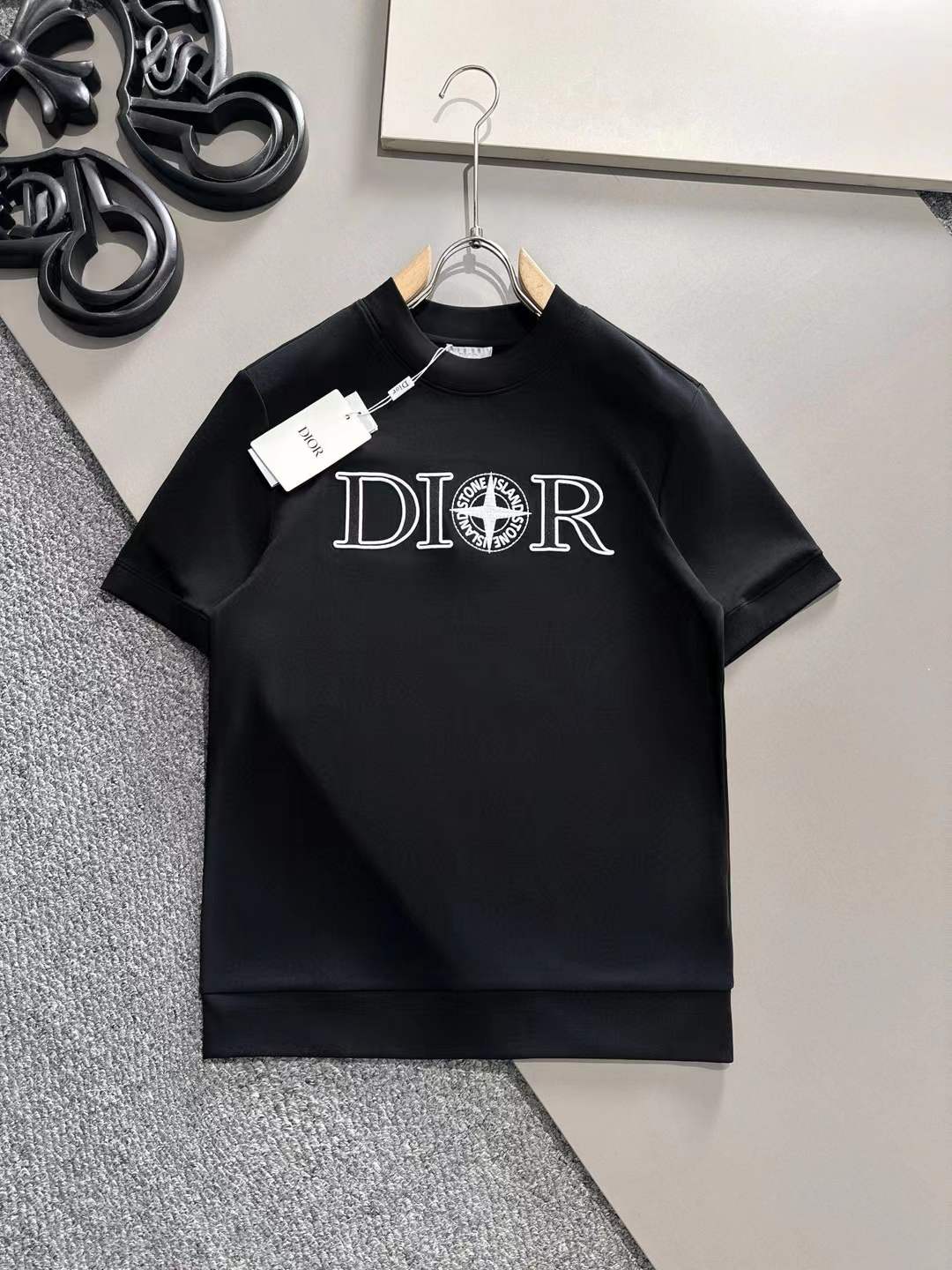 Christian Dior X Stone Island T-Shirt Black