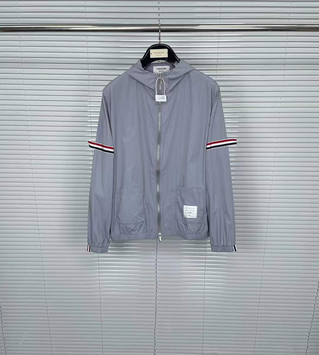 Thom Browne Women's Double-sleeved Woven Strap Loose and Long-sleeved Coat