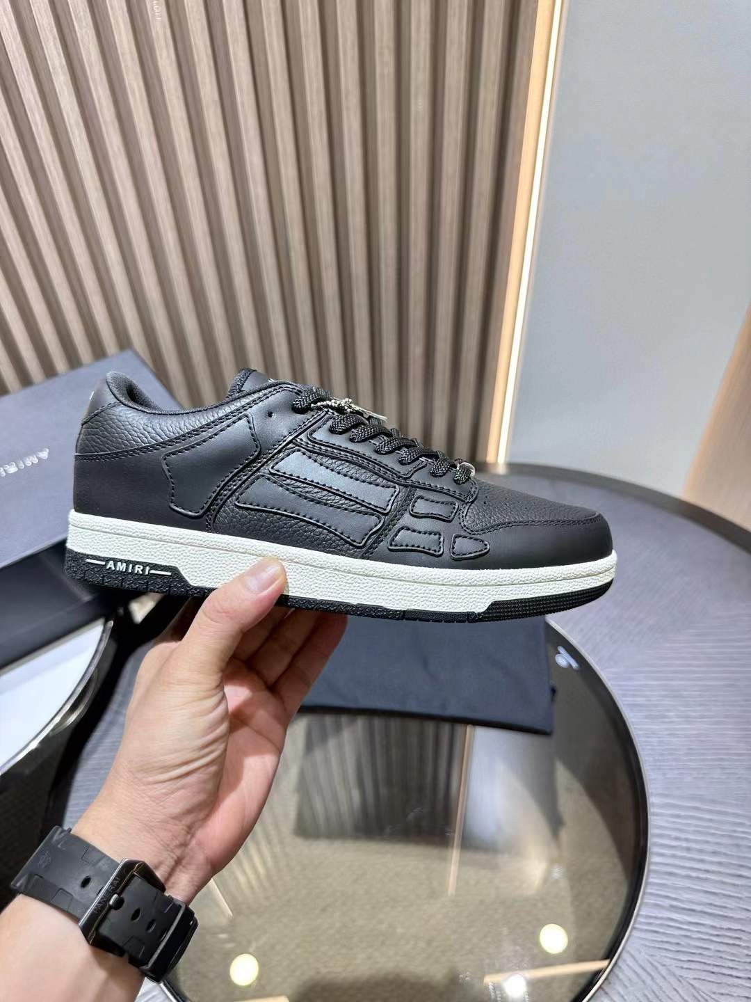 Amiri Skel Low Top Low Black