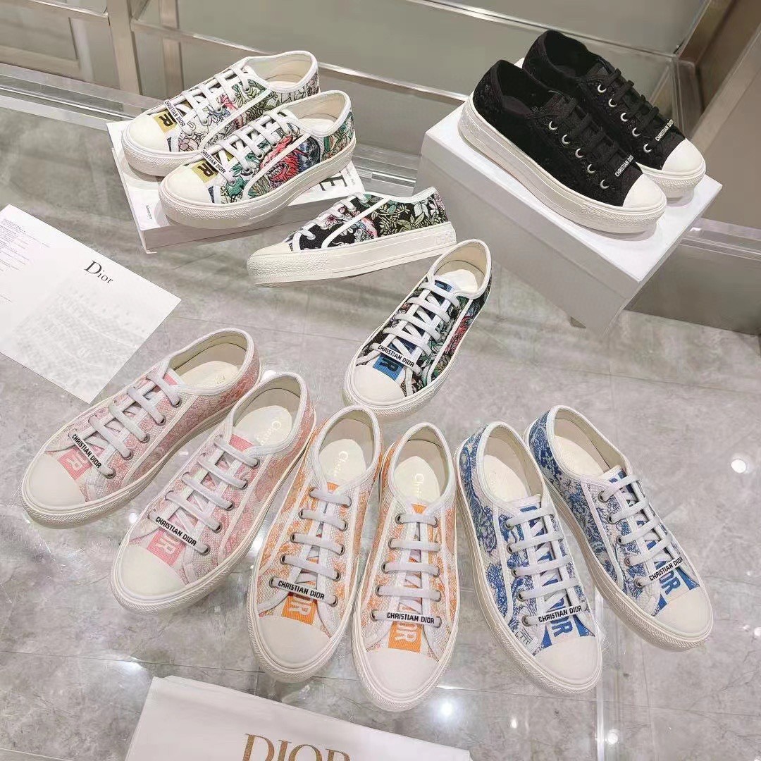Dior Walk N Sneakers Pink Womens