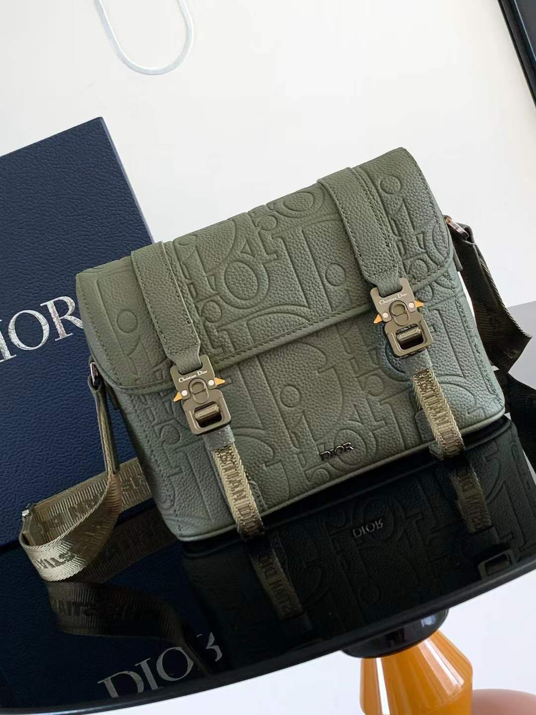 Christian Dior Designer Bag's For Men Olive Green
