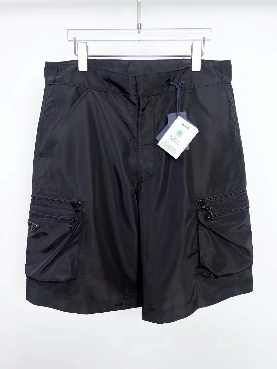 Prada Nigo Blue nylon Bermuda shorts cargo shorts