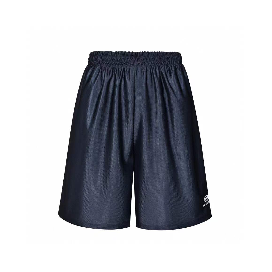 Balenciaga Leather pull-on Shorts Blue