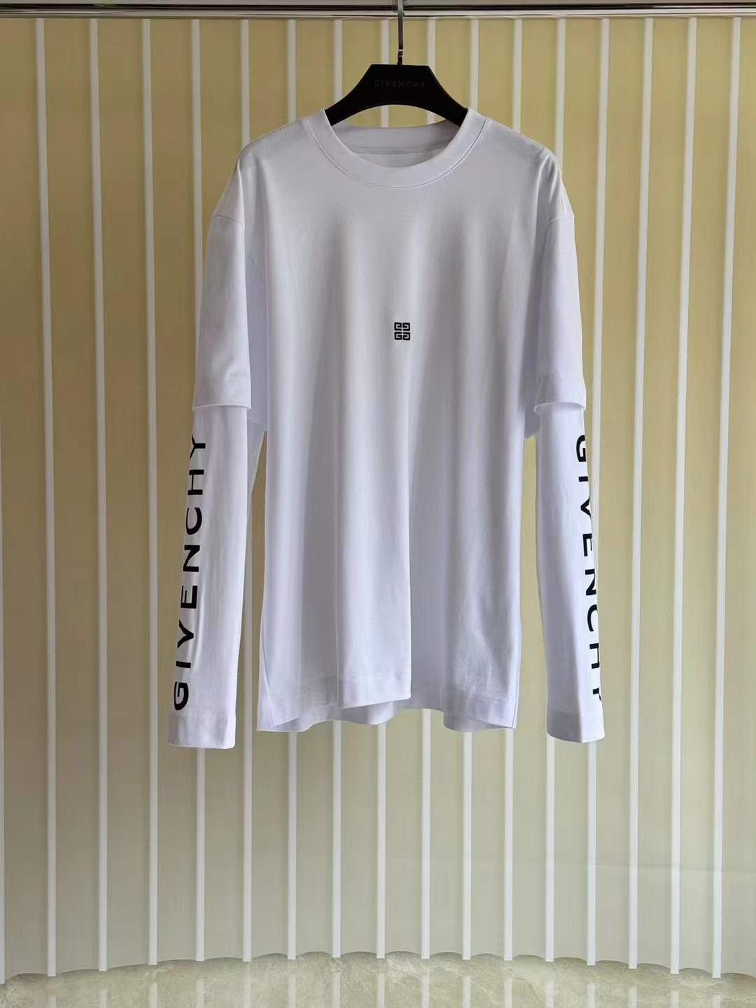 Givenchy Multi Layer Jersey Long Sleeve T-Shirt