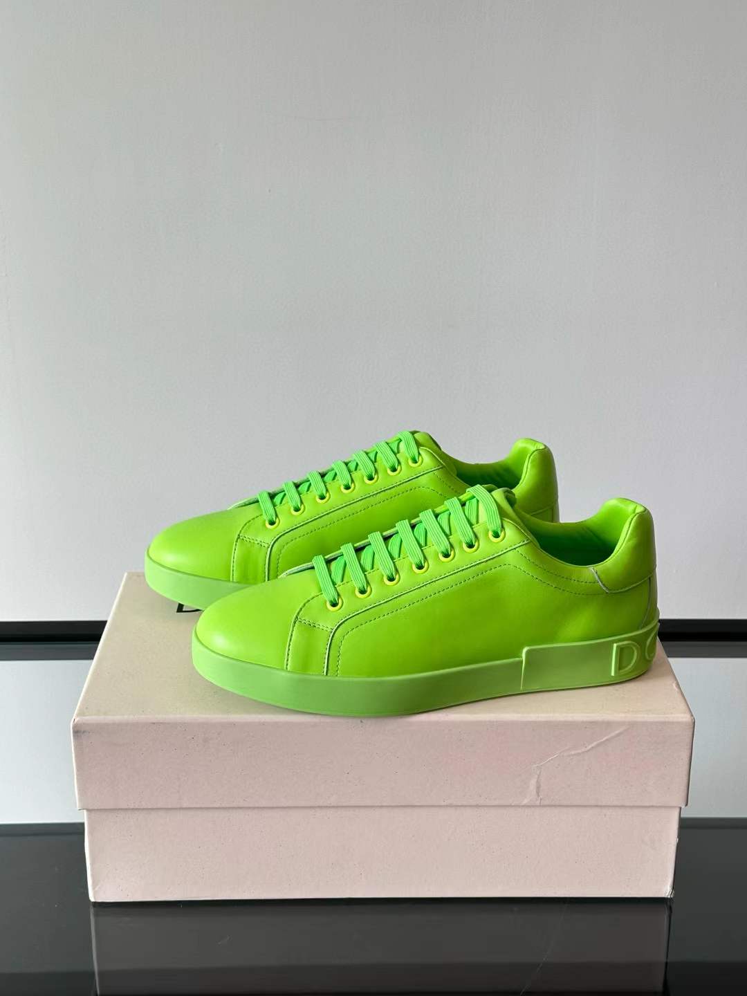 Dolce & Gabbana Portofino Low-Top Sneaker Green