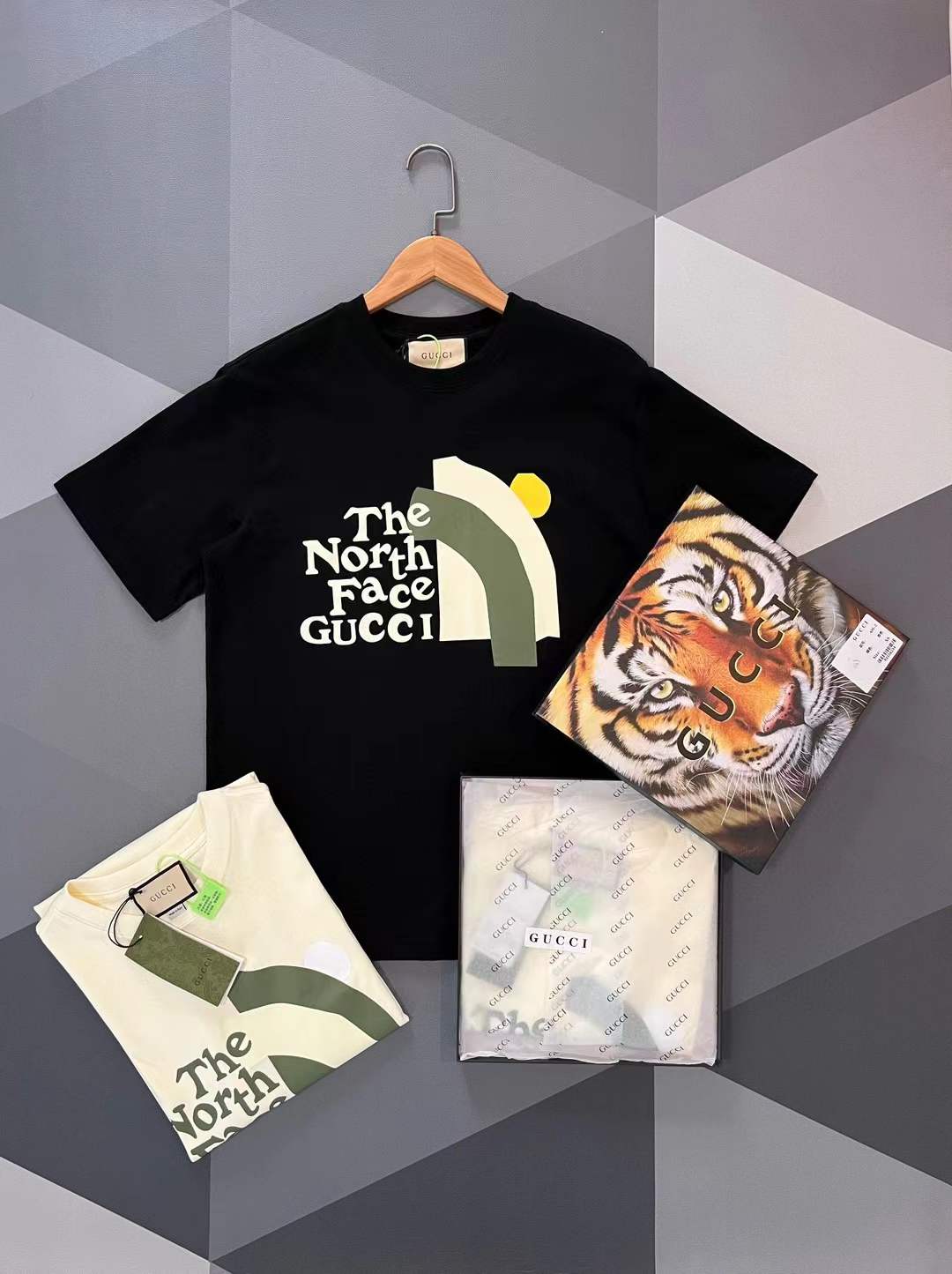 Gucci X The North Face Design T-shirt Regular Fit Black