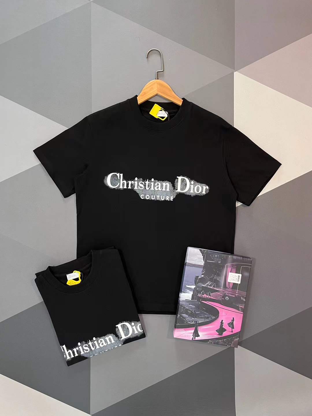 Christian Dior Distressed Effect Couture Relaxed Fit T-Shirt