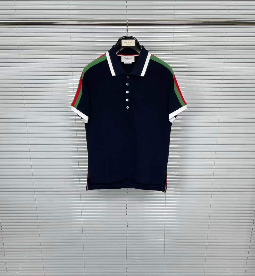 Thom Browne Polo Shirt Blue