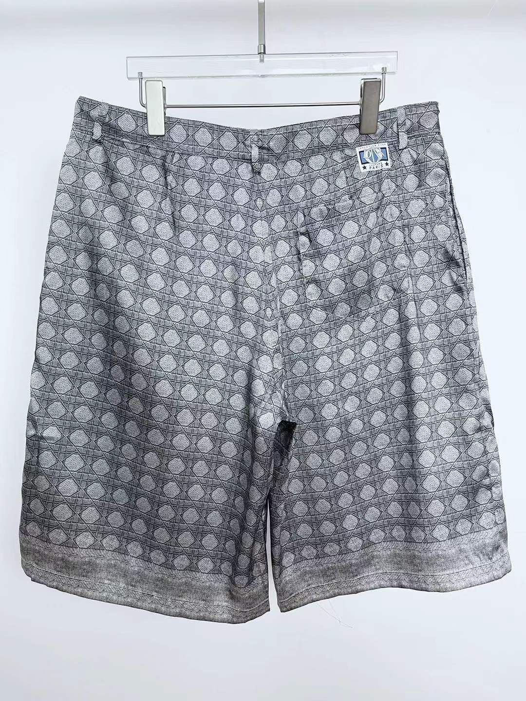 Christian Dior Cannage motif Silk Shorts