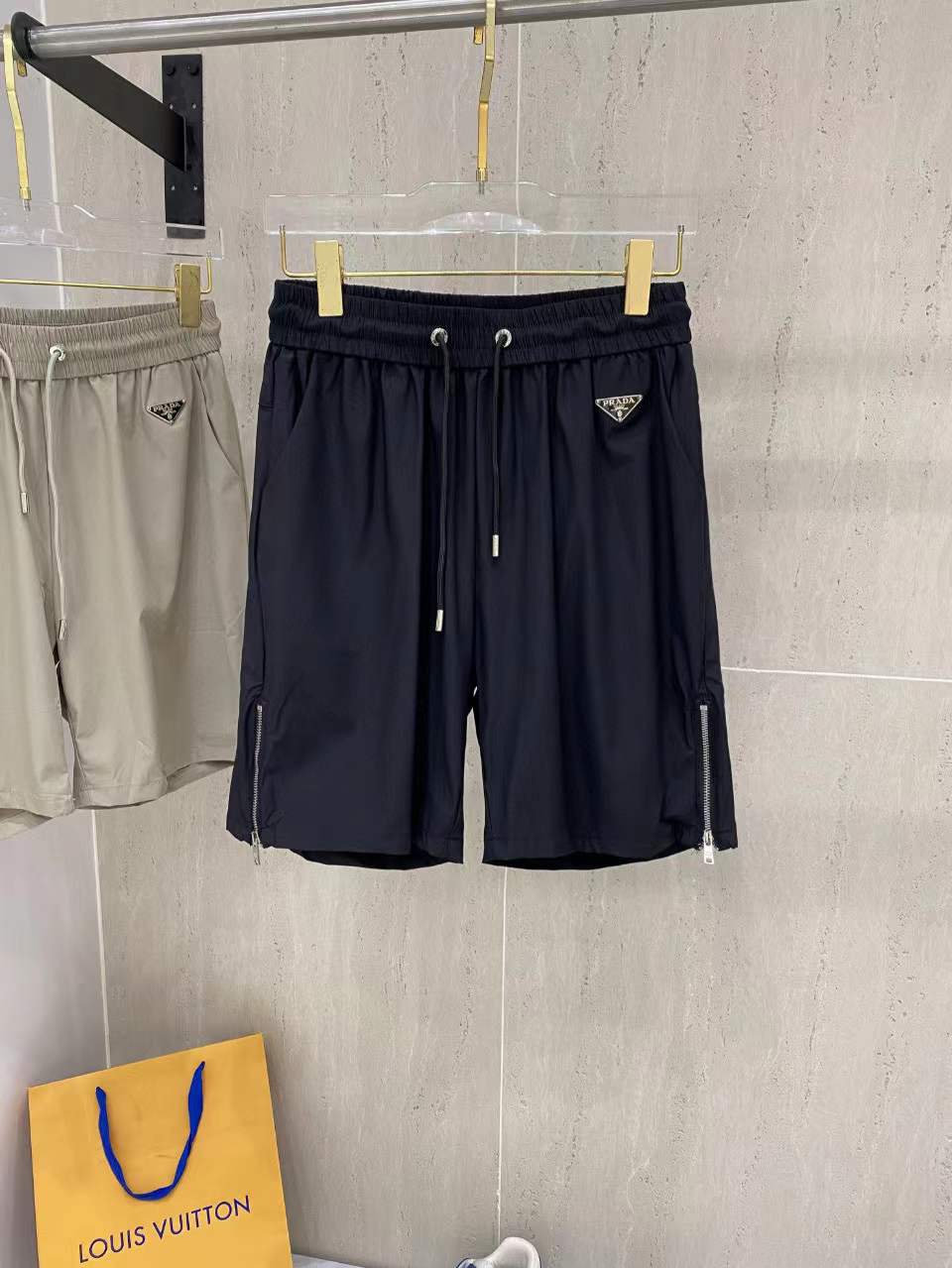 Prada Re-Nylon Bermuda Shorts black