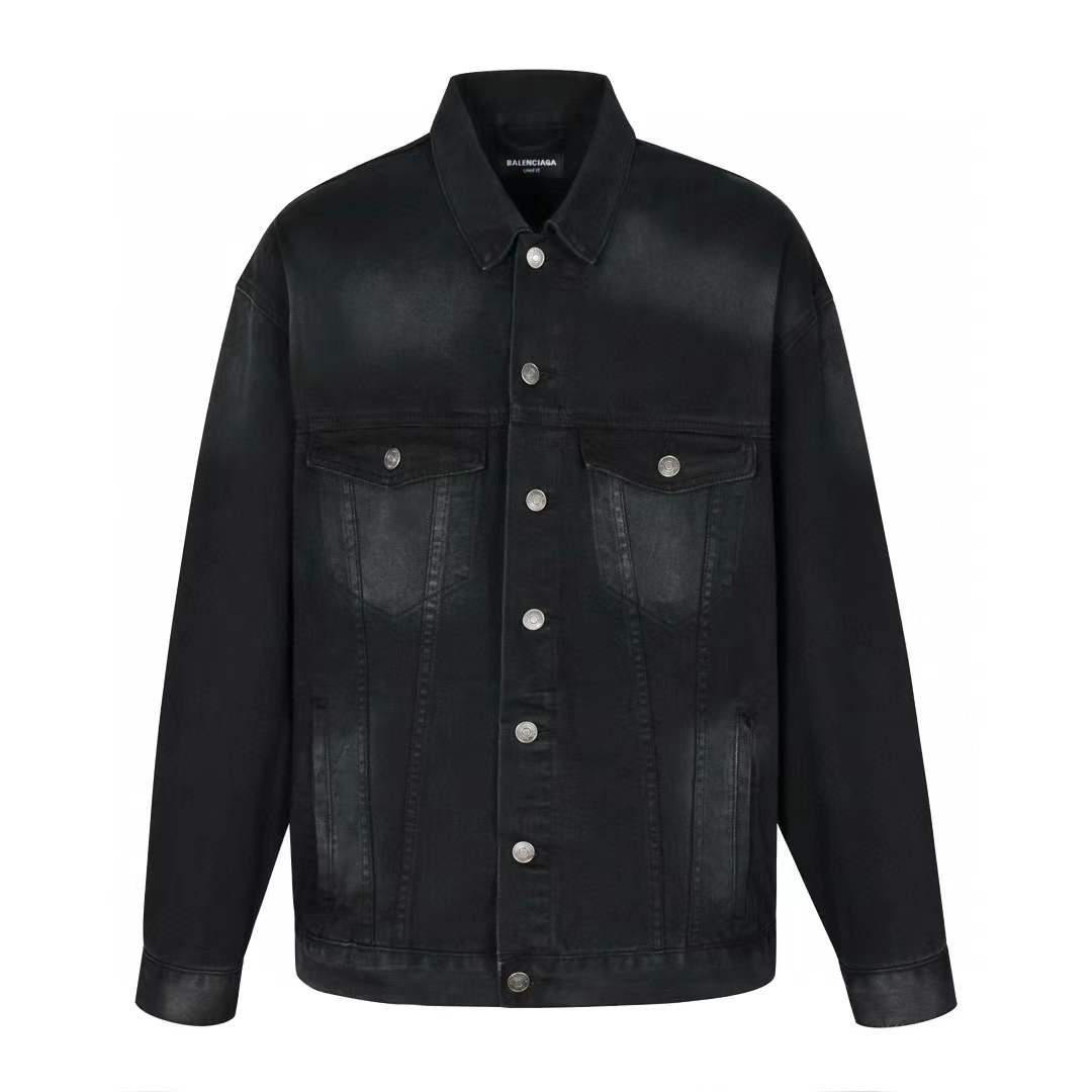Balenciaga Men Flap Pocket Jacket
