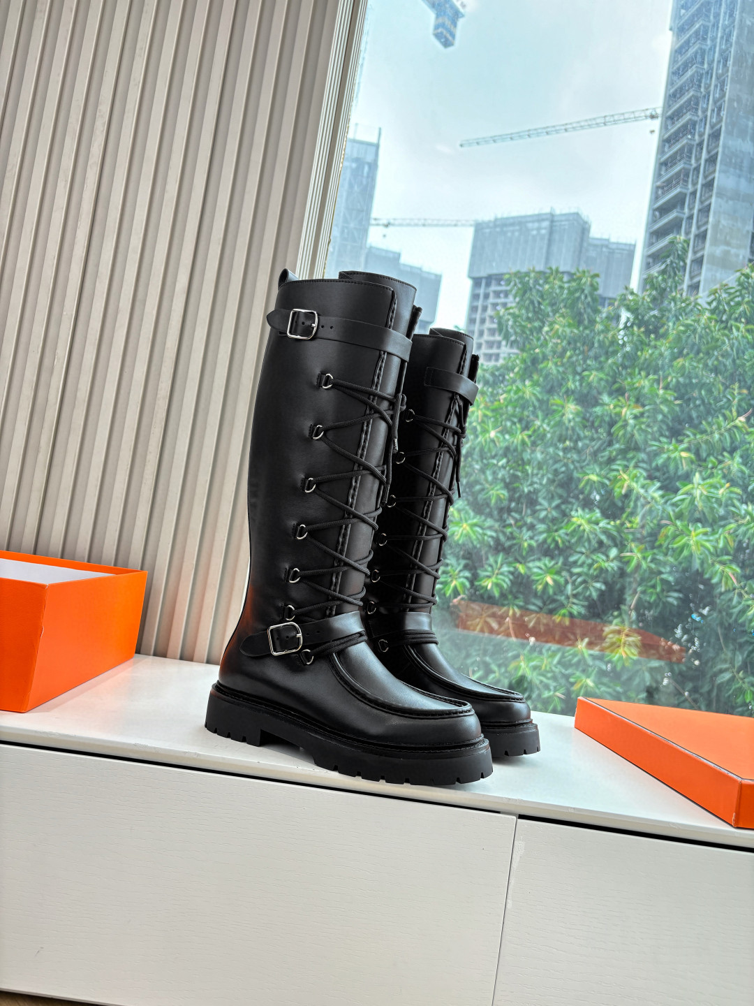 Hermes Landscape boot Noir