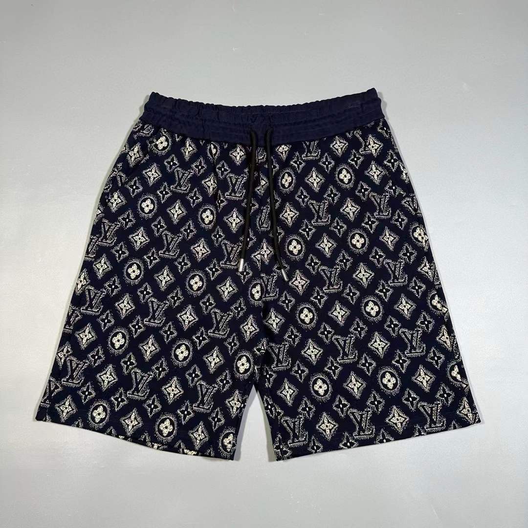 LV Stencil-effect Monogram Shorts