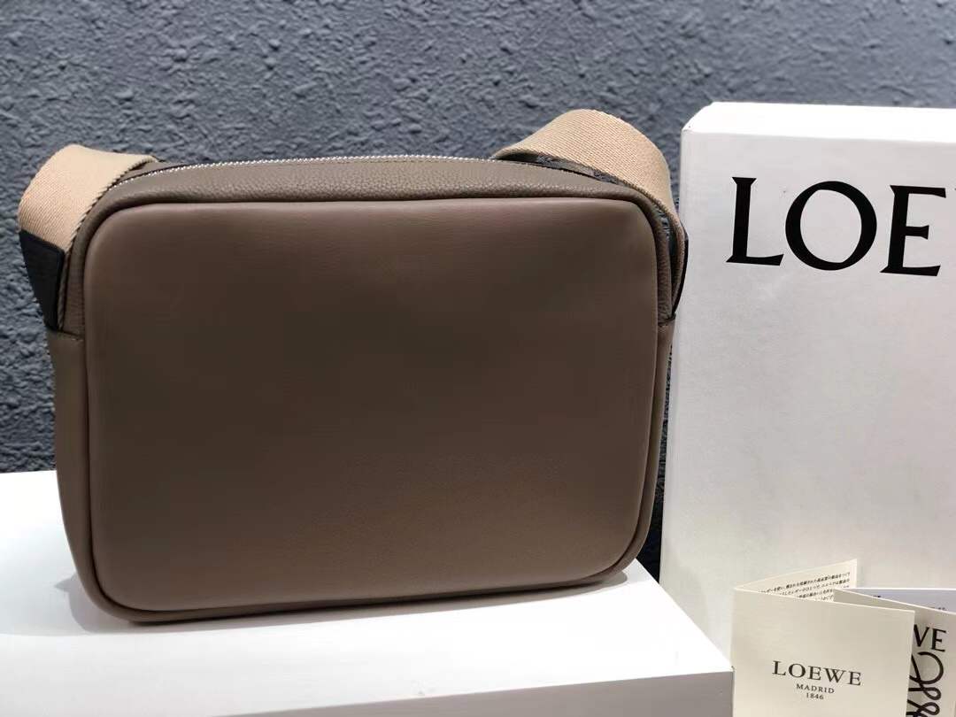 Loewe Military Messenger Bag Brown