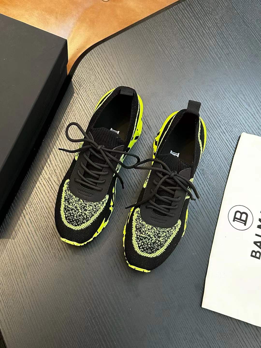Balmain Suede Racer sneaker 24 Mens