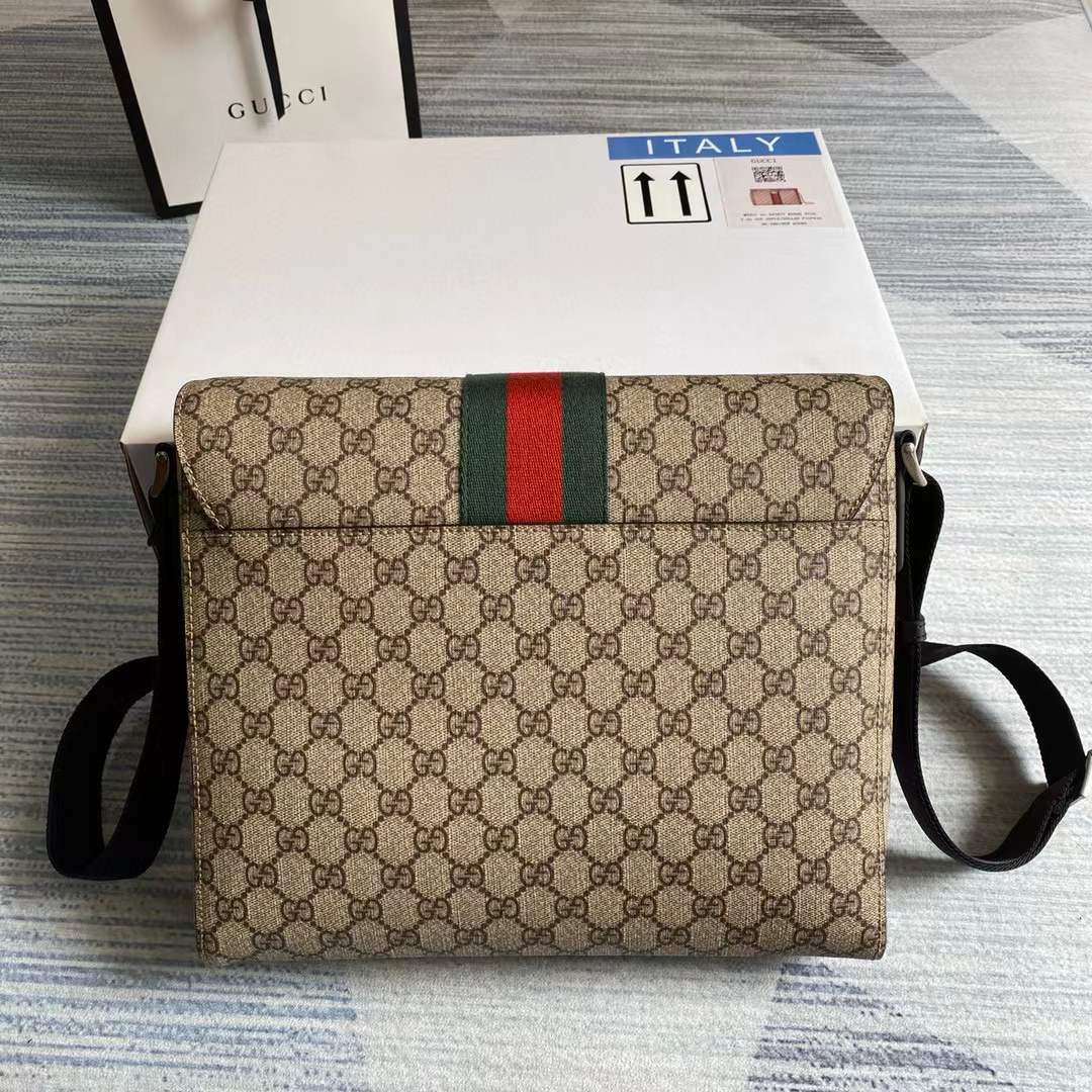Gucci Web Flap Messenger Bag