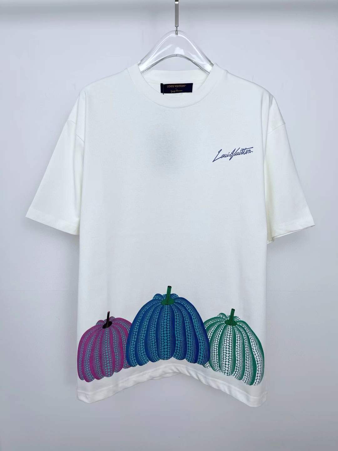 LV Short Sleeve Pumpkin T-Shirt white