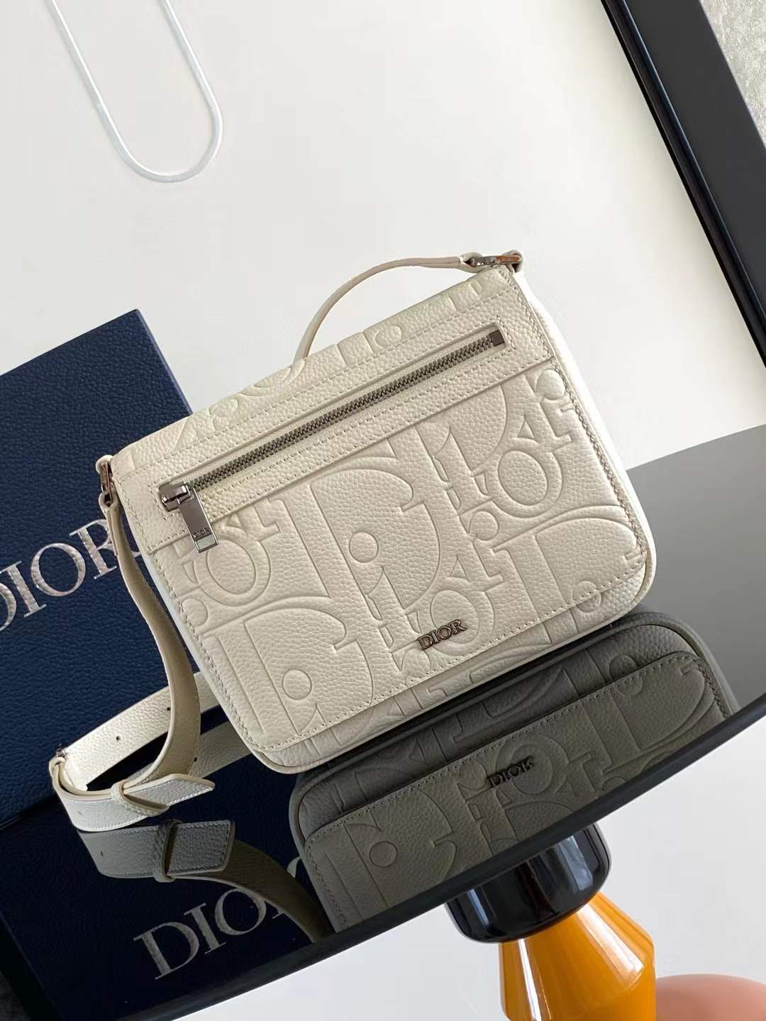 Christian Dior Leather Hit the Road Bag