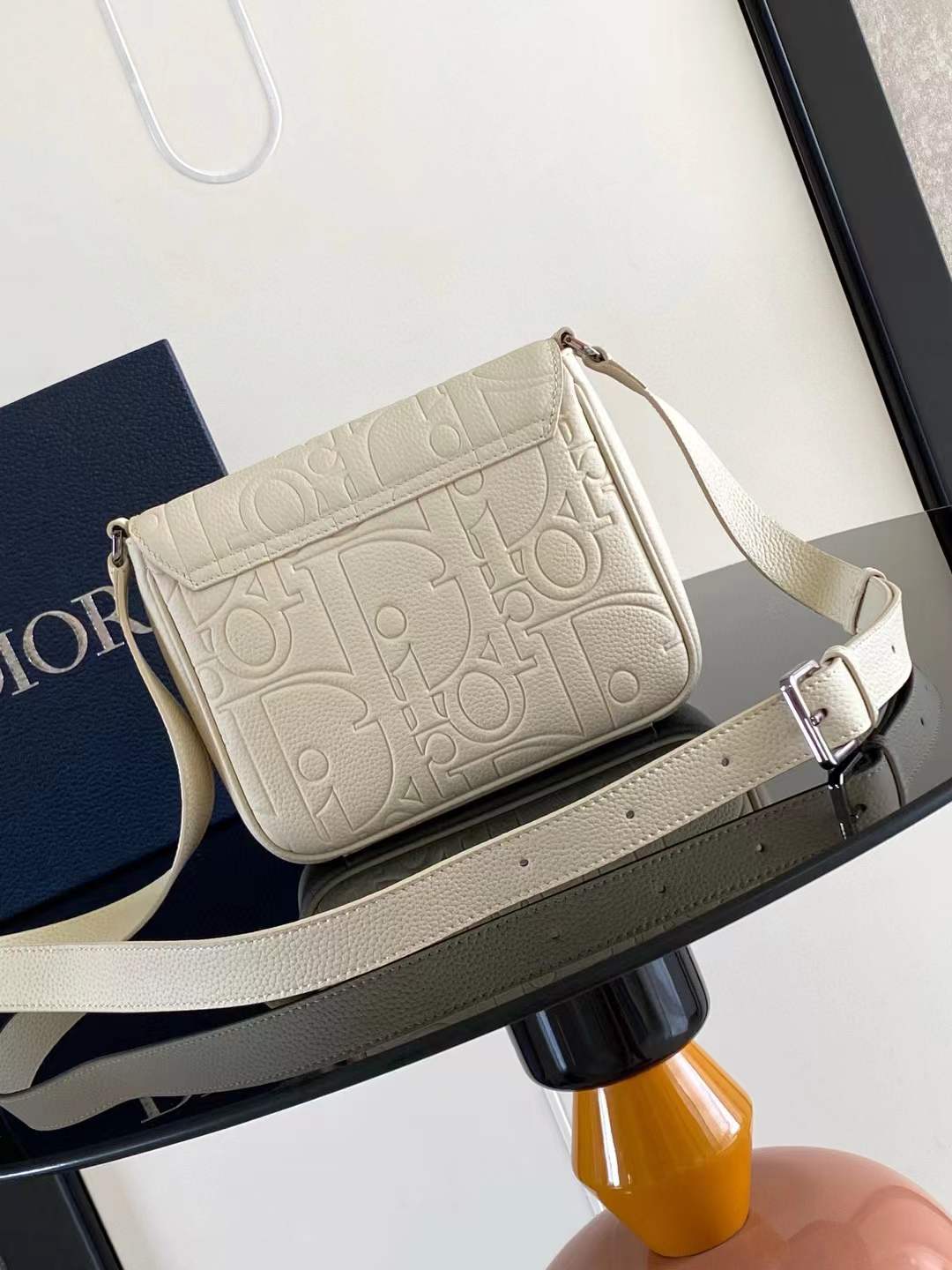 Christian Dior Leather Hit the Road Bag