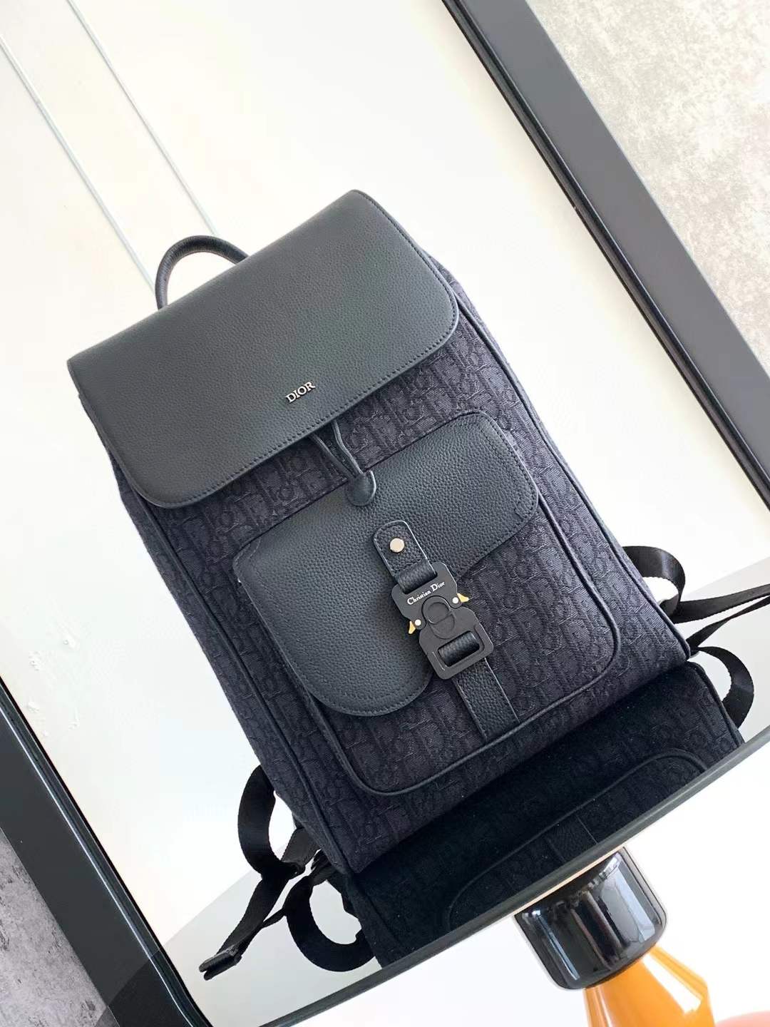 DIOR Men's Dior Oblique Jacquard Backpack