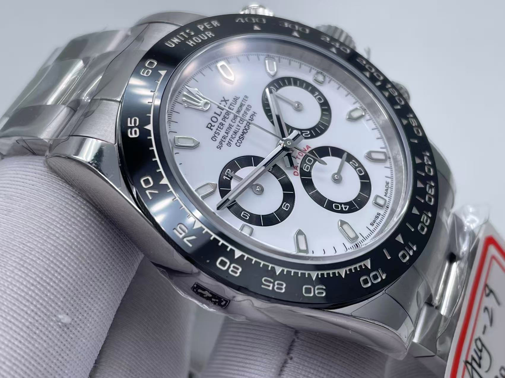 VSF Daytona 126500 Cer/SS White 4130