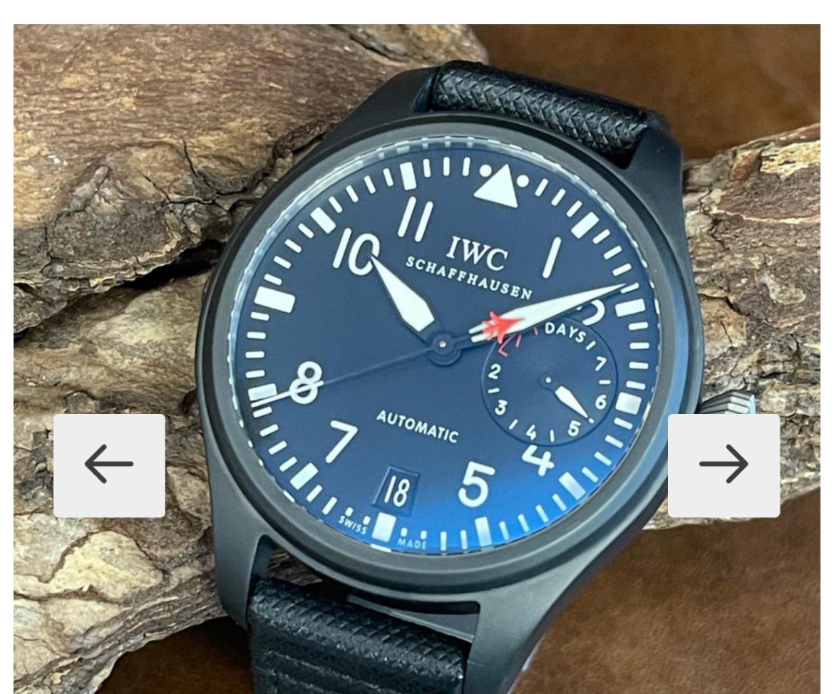 IWC0362B - Big Pilot Top Gun Ed. CER/NY Black ZF A52111 Mod $388