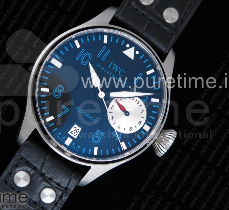Big Pilot Real PR IW500431 RUSSIAN "NEMOV" ZF 1:1 Best Edition on Black Leather Strap A51111 $388