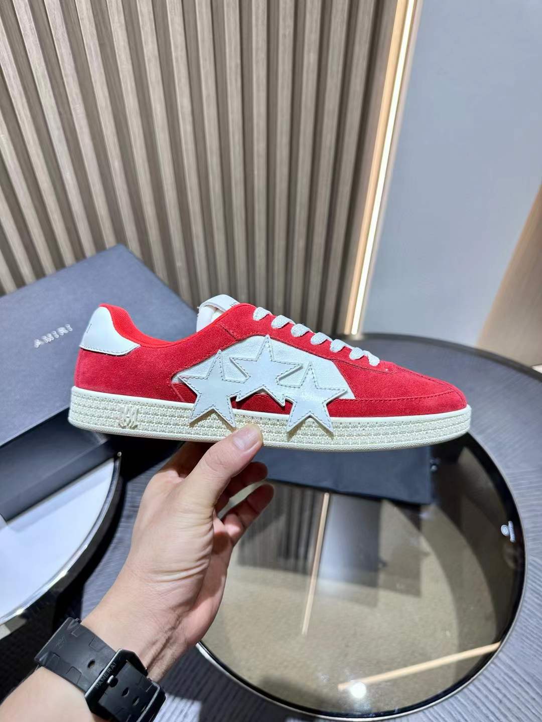 Amiri Pacific Sneaker White Red