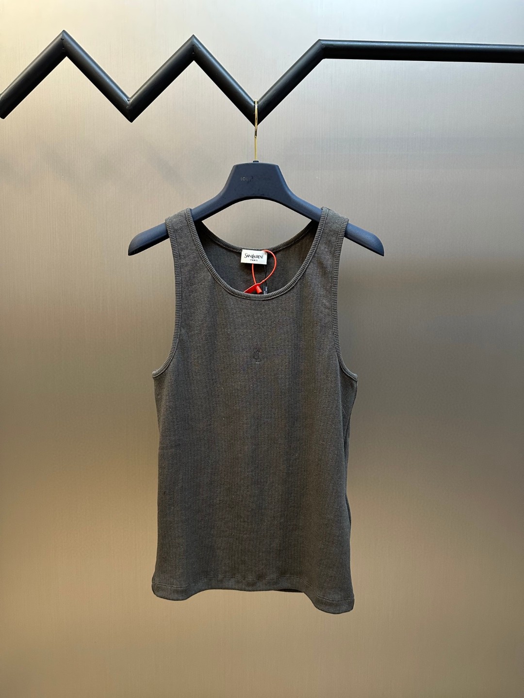 YSL Vest Top for Mens Grey