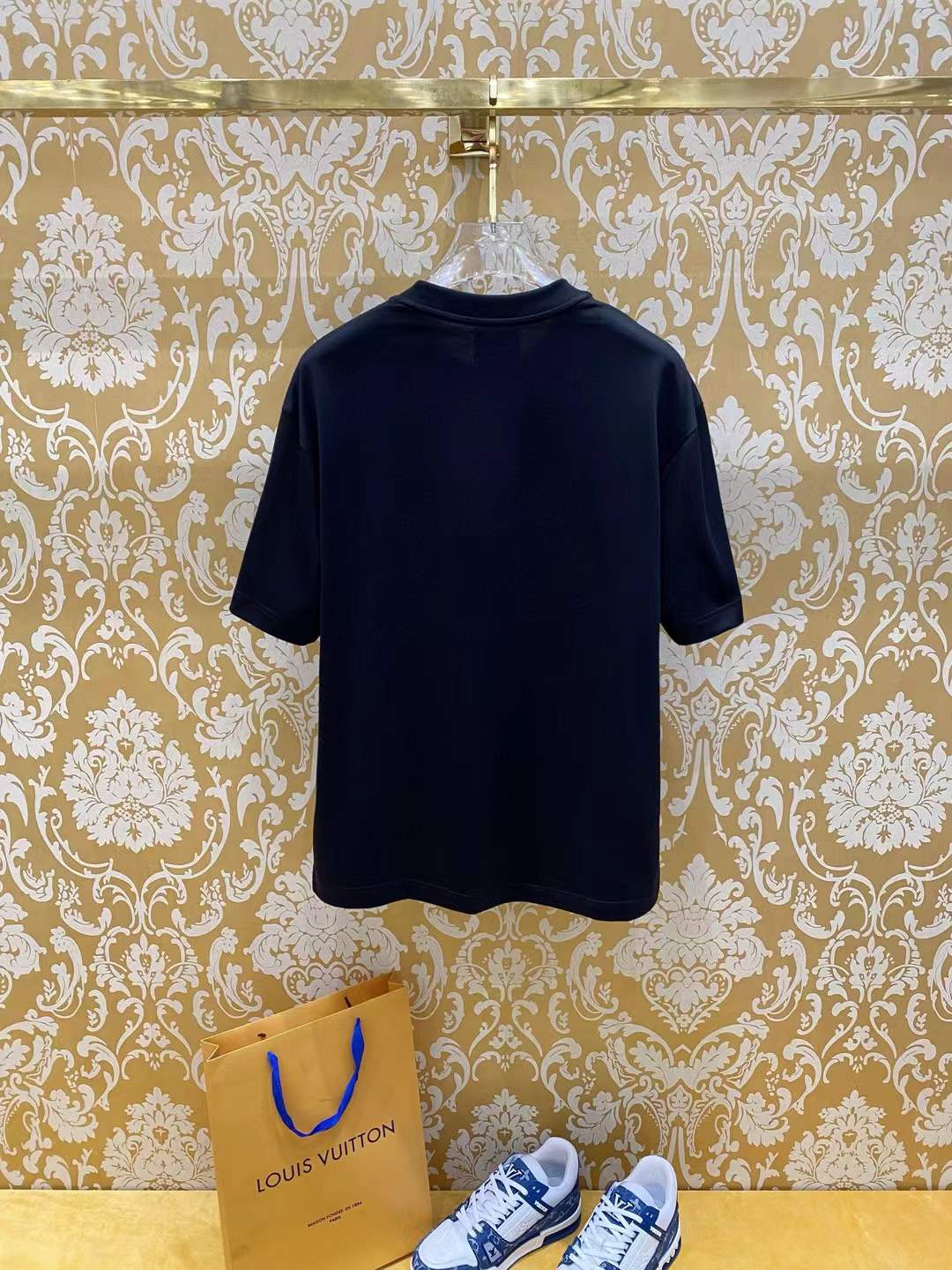Givenchy logo-Embroidered Cotton T-Shirt Black