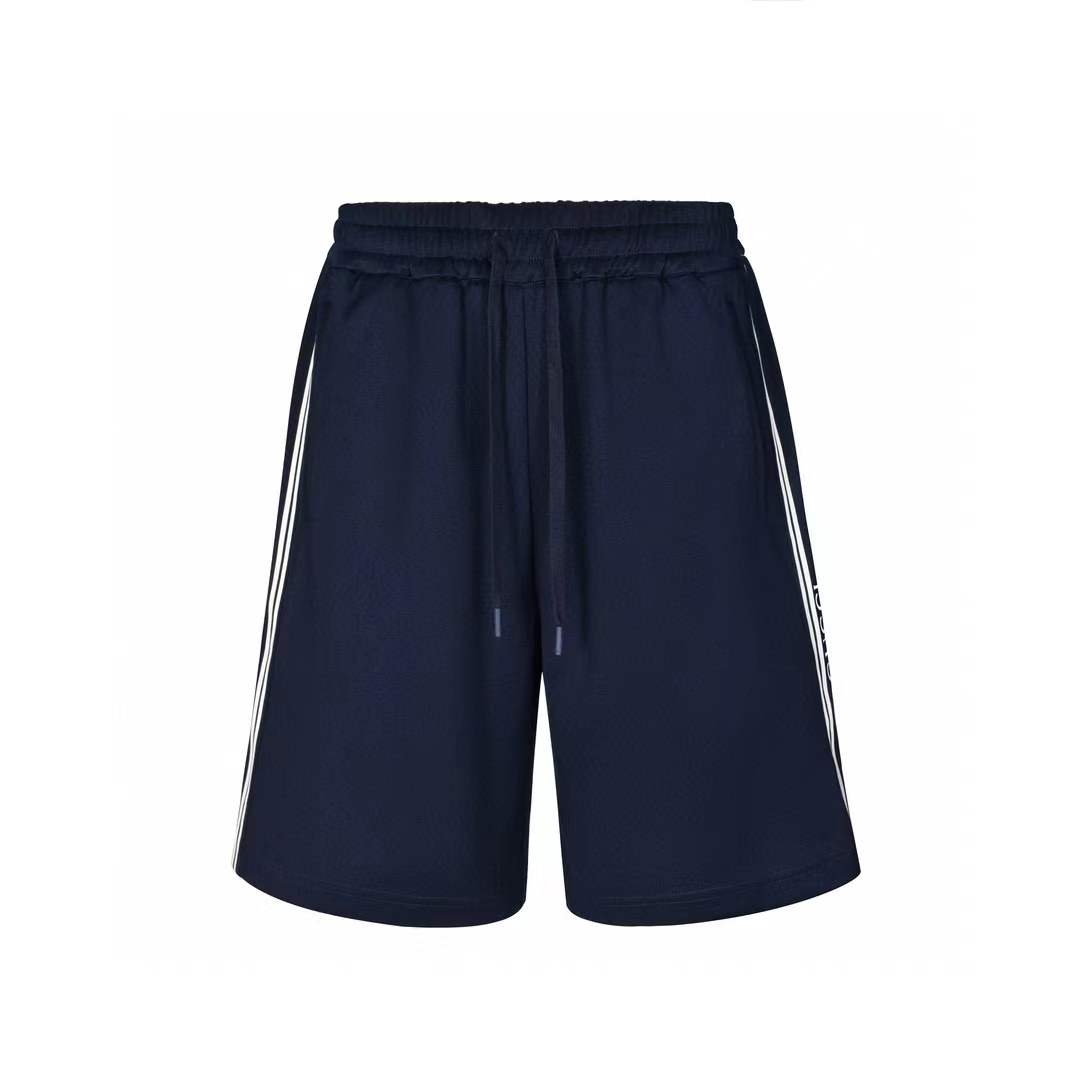 Gucci Men Side Striped Sports Shorts Black