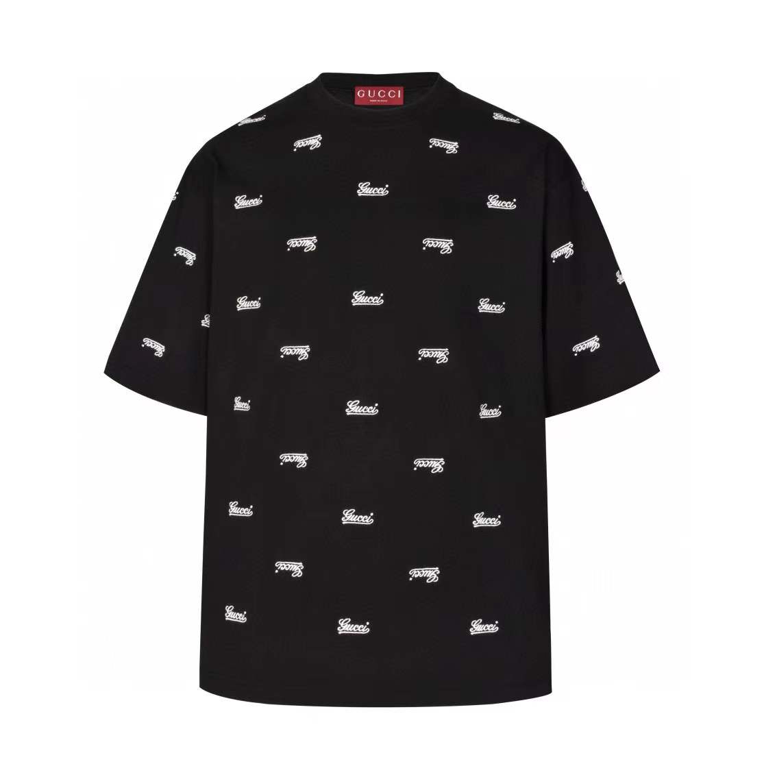 Gucci Logo Heavy Cotton Jersey T-Shirt