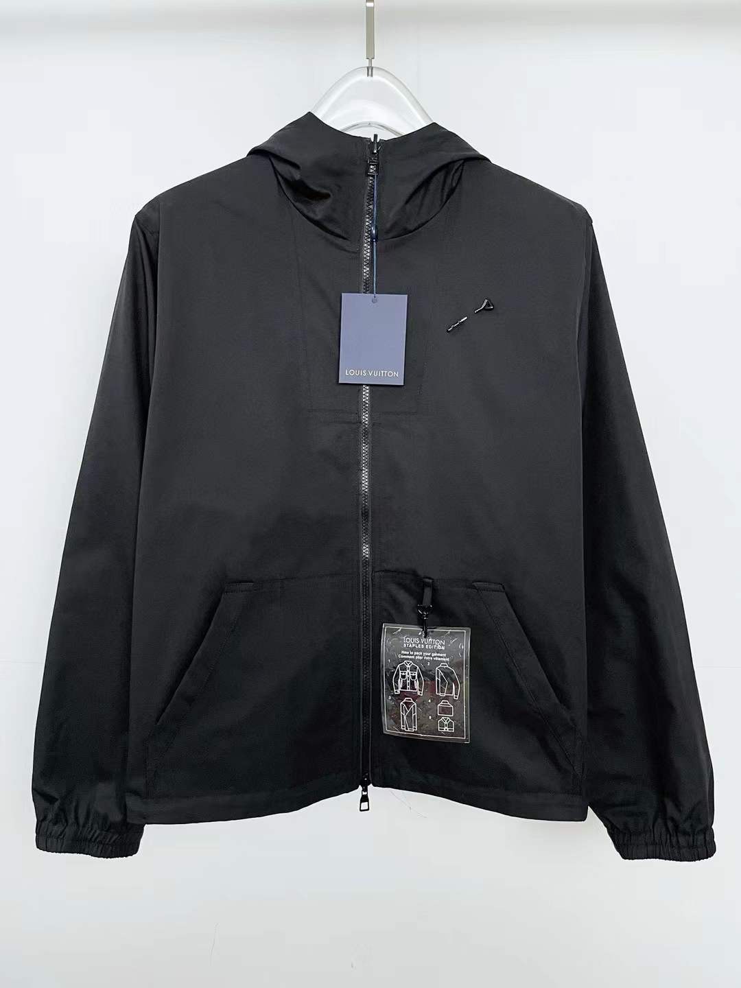 LV Black Nylon Blouson Jacket