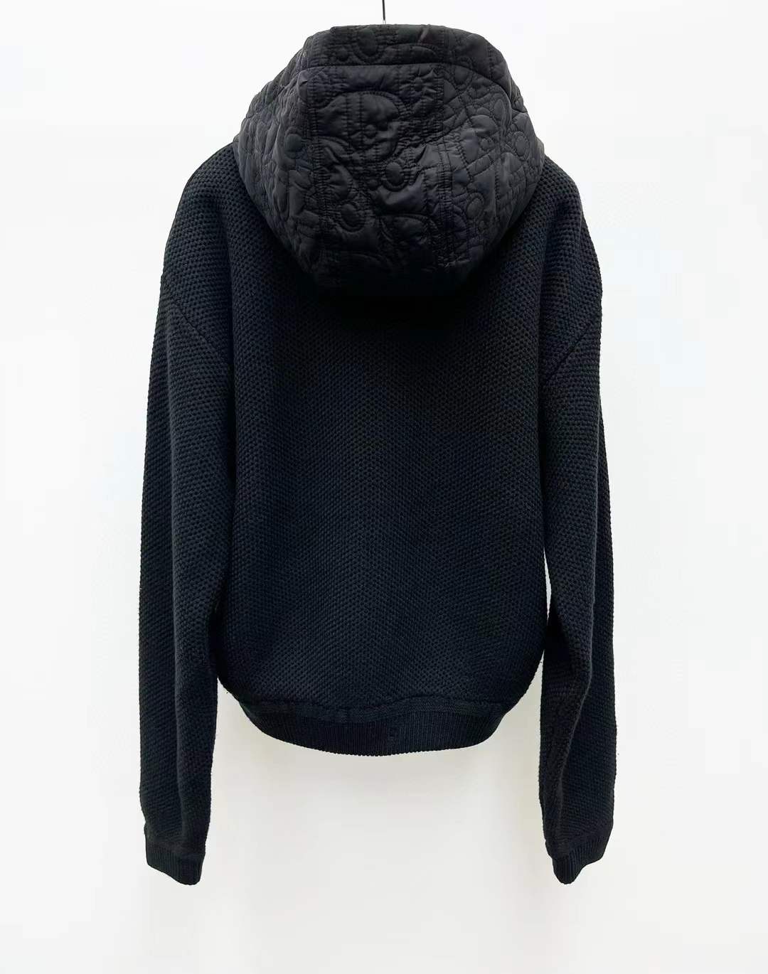 Celine Oblique Hooded Blouson Jacket Black