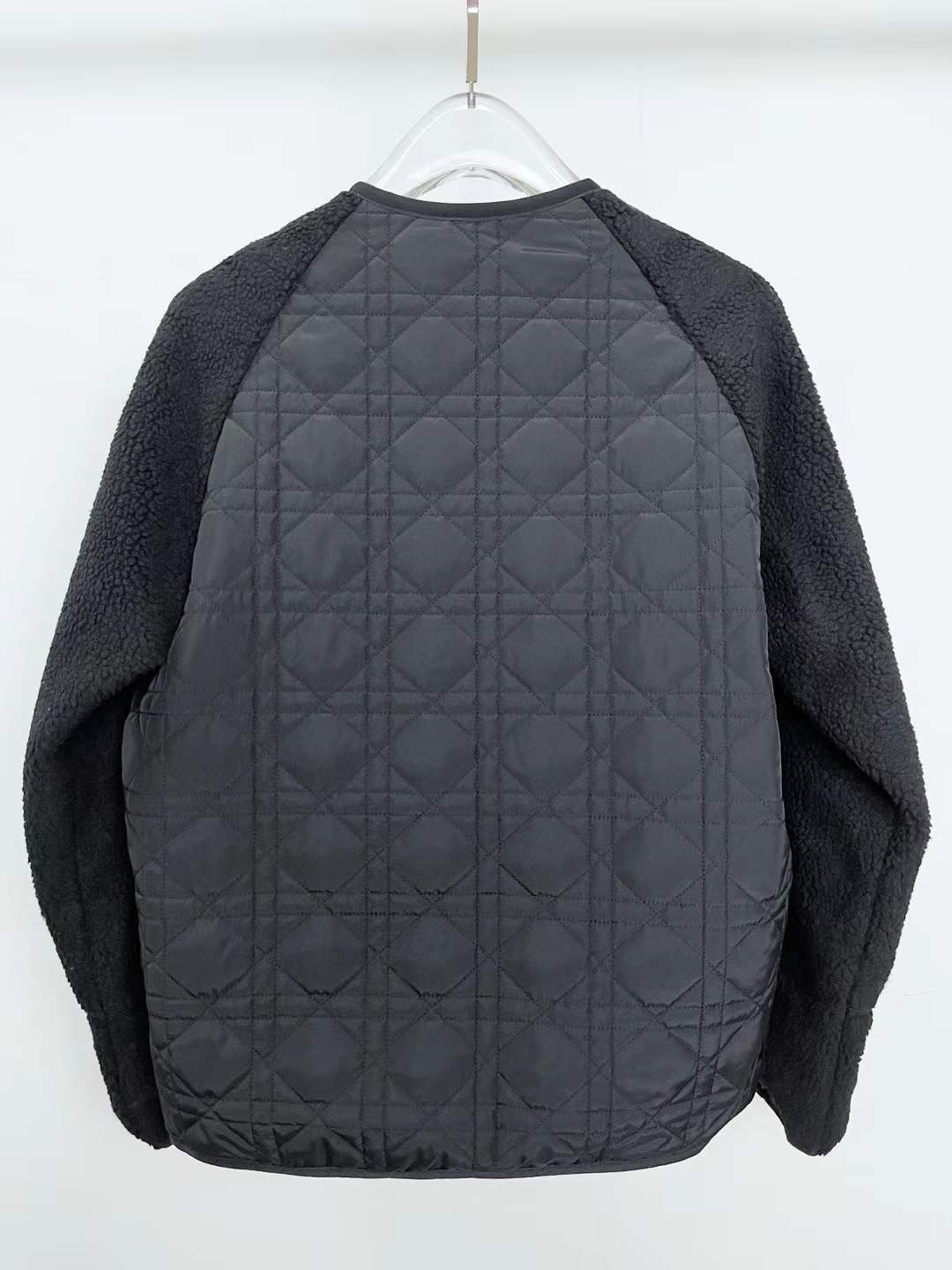 Christian Dior Cannage Zipped Jacket Black