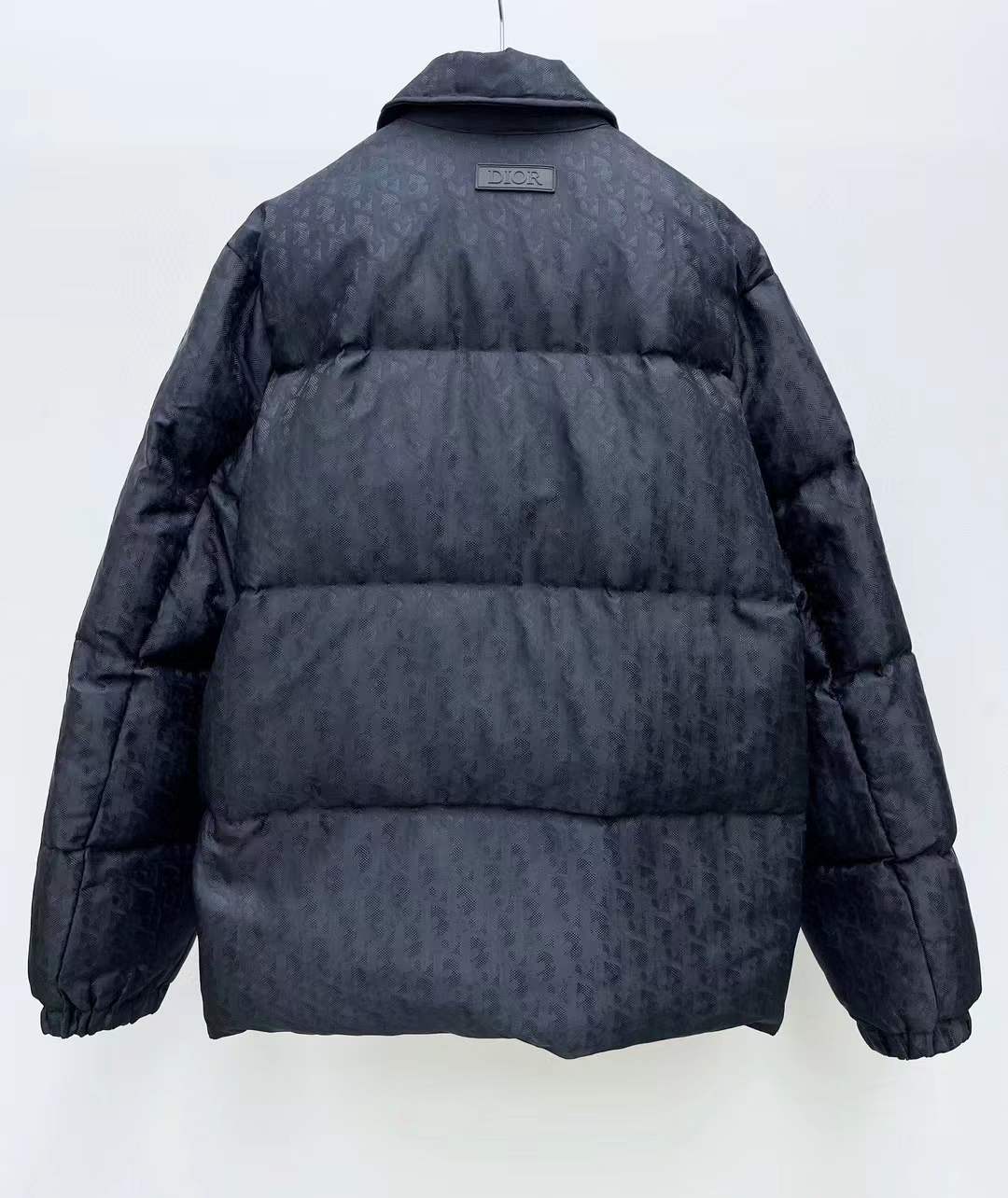 Christian Dior Oblique puffer jacket Black