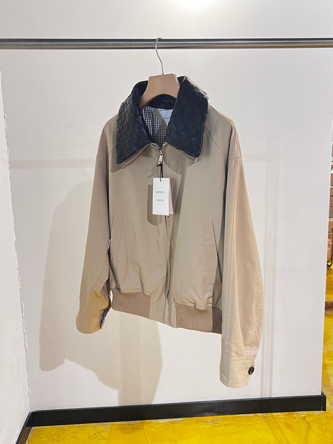 Bottega Veneta Cotton Twill Blouson Beige