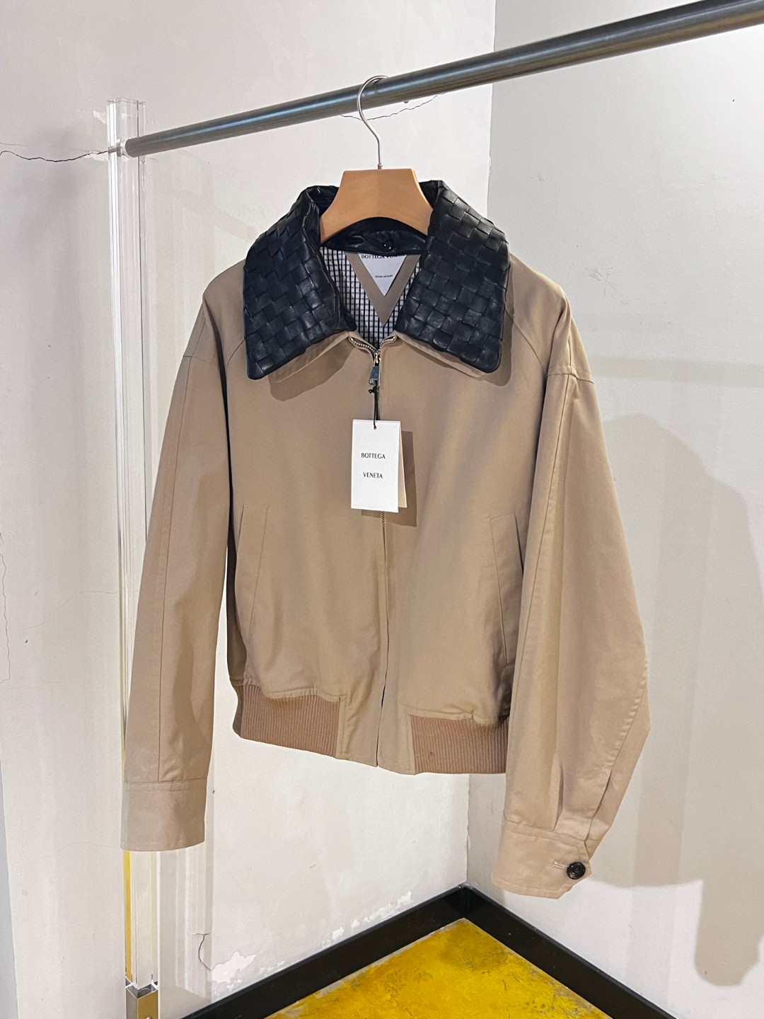 Bottega Veneta Cotton Twill Blouson Beige