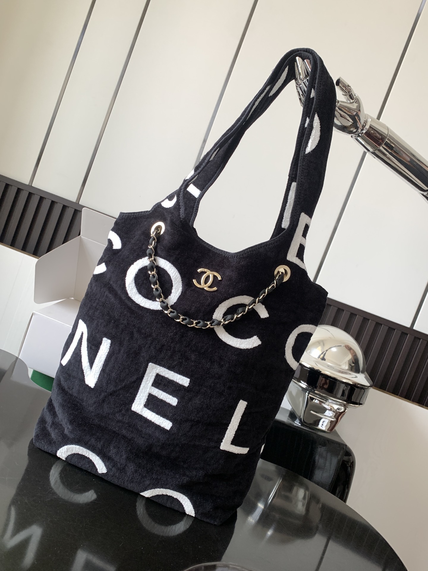 Chanel Canvas Large Tote Bag