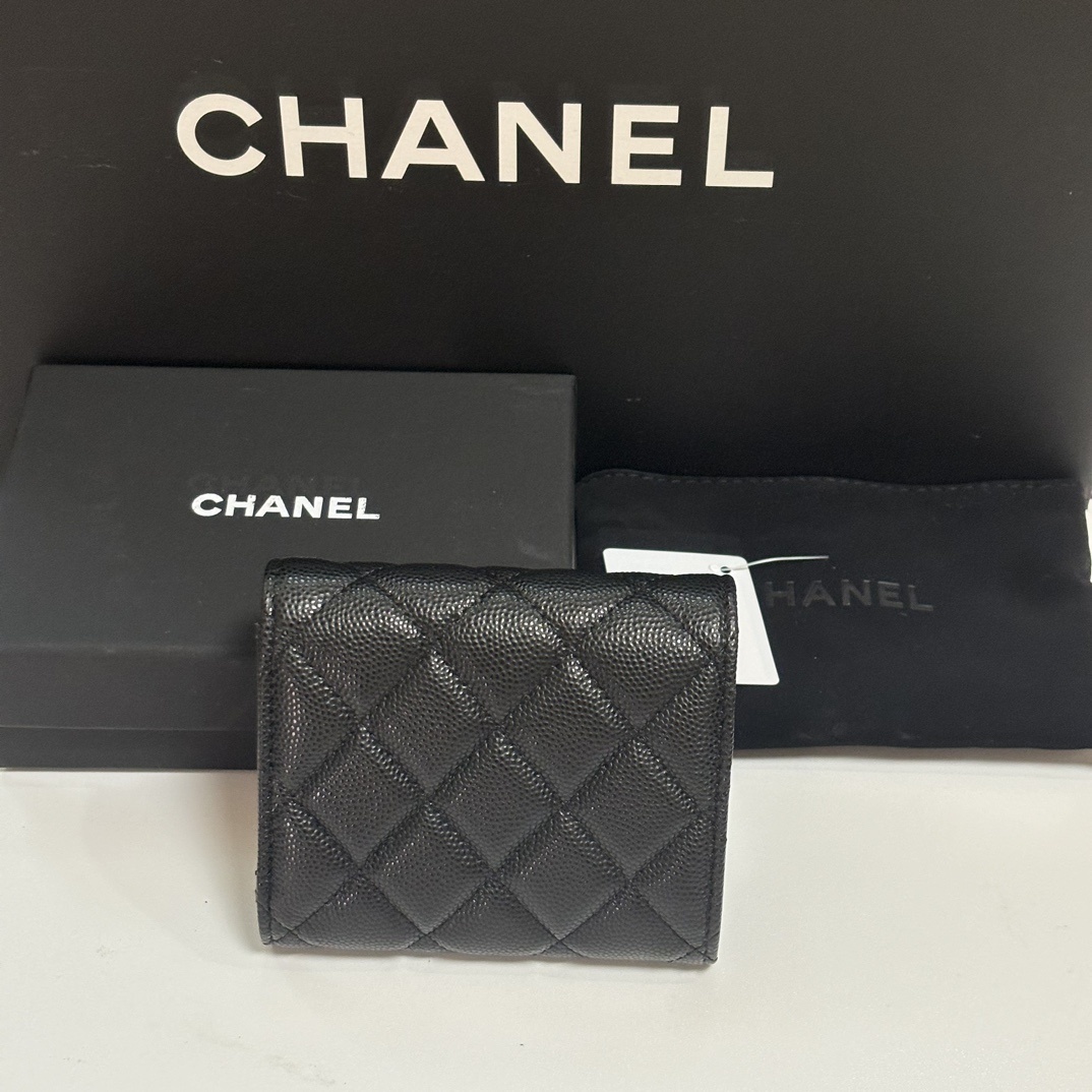 Chanel Zip Card Holder Chanel CC Lambskin Coin Holder Mini Wallet